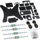 Ender 3 V2/Pro 3D Printer Upgrade Kit Black Knight kit and Belt Screws for Genuine Hiwin Linear Rail Improvement - Ender 3 Without Linear Rail
