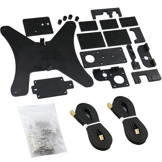 Ender 3 V2/Pro 3D Printer Upgrade Kit Black Knight kit and Belt Screws for Genuine Hiwin Linear Rail Improvement - Ender 3 Without Linear Rail