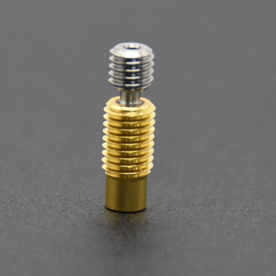 Ender3 CR10 V6 Bi-Metal Insulated Titanium Alloy Copper Throat for E3D V6 CR10 ENDER 5/3 CR-10S 1.75/4.1MM Hotend 3D Printer - V6 Smooth