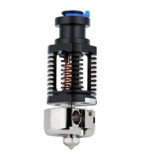 Red Lizard K1 V6 Hotend Assembled Hotend Plated Copper Nozzle for Ende3 V2 Extruder Voron Prusa I3 MK3 Extruder 3D Printer Parts - Aluminum-red
