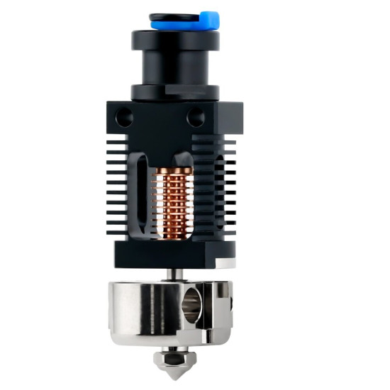 Red Lizard V5 Pro V6 Hot End Assembly Bimetal Thermal Insulation Copper Plating Hot End for CR-10 CR10S Ender-3 V2 Ender-3 3D Printer Parts - Aluminum-red