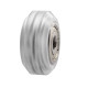 SIMAX3D Black/White Plastic CNC Openbuilds Wheel with Bearing Idler Pulley Gear Perlin Wheel for 3D Printer - White