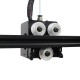 SIMAX3D Black/White Plastic CNC Openbuilds Wheel with Bearing Idler Pulley Gear Perlin Wheel for 3D Printer - White