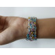 Multicolored gemstone watch jewelry bracelet style celebrity inspired 925 cz