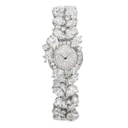 925 Sterling Silver Wristwatch Cubic Zirconia  Jewelry Round Pear Statement