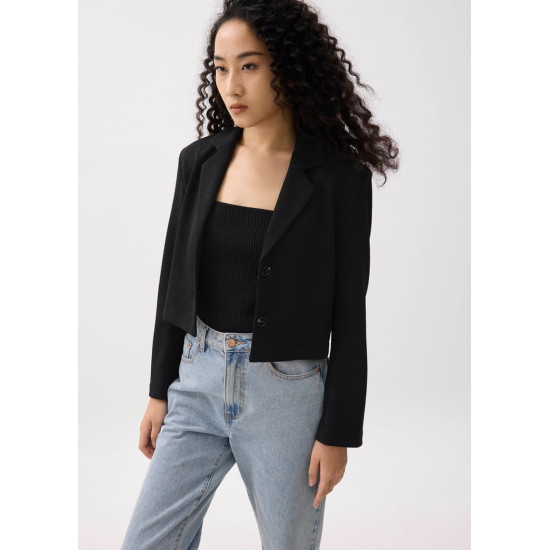 Alya Boxy Crop Blazer