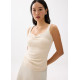 Ribbed Jersey Fitted Camisole Top