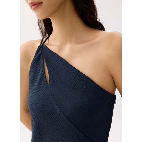 Asymmetric Cut Out Toga Top