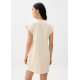 Jersey Round Neck Shift Mini Dress