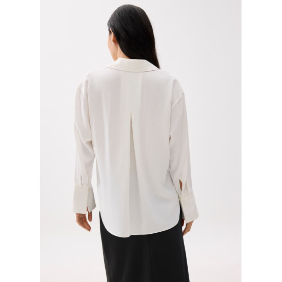 RuchedReady™ Ily Notch Collar Blouse