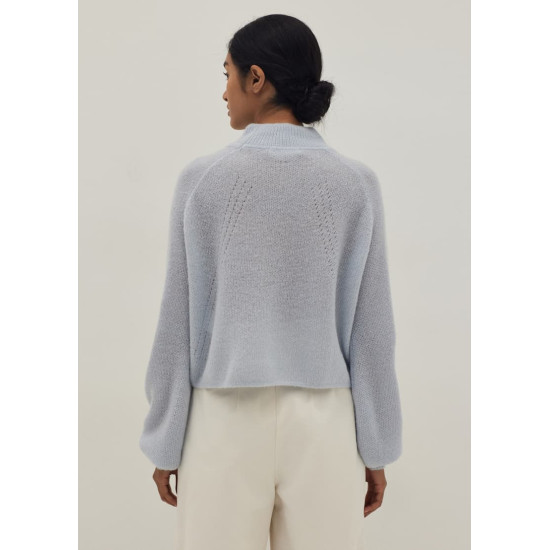 Paisley Full Milano Angora Blend Turtleneck Jumper