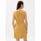 Round Neck Shift Mini Dress