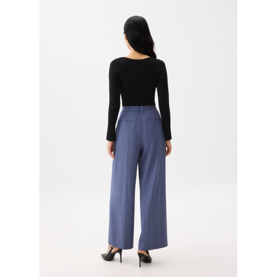 Leggy™ Mayumi Elastic Pleated Wide Leg Pants