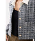 Zanna Detachable Collar Tweed Jacket