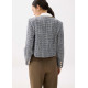 Zanna Detachable Collar Tweed Jacket