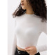 Mason Crop Crew Neck Long Sleeve Top