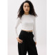 Mason Crop Crew Neck Long Sleeve Top