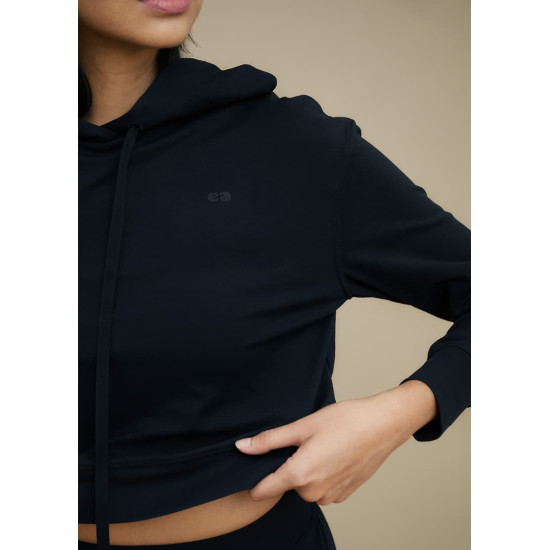 cheak Cosy Cropped Hoodie