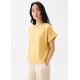 Oversized Jersey Round Neck Tee