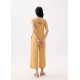 Relaxed Square Neck Straight Leg Jumpsuit