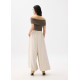 Elastic High Waist Palazzo Pants