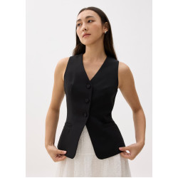 Fitted V-neck Vest