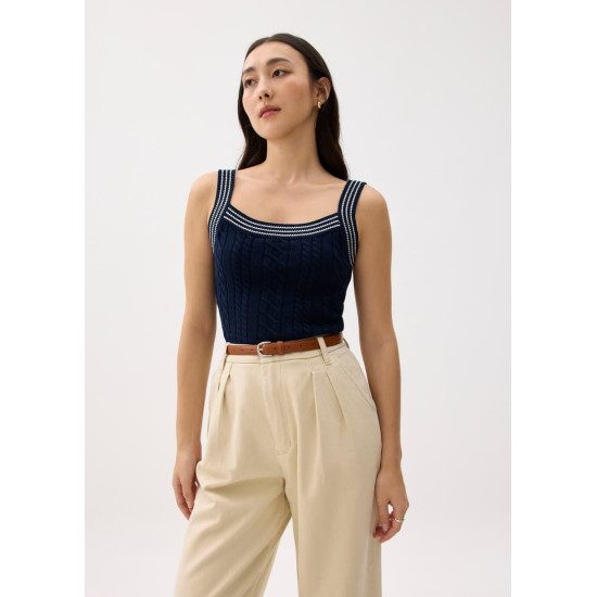 Crop Knit Camisole Top