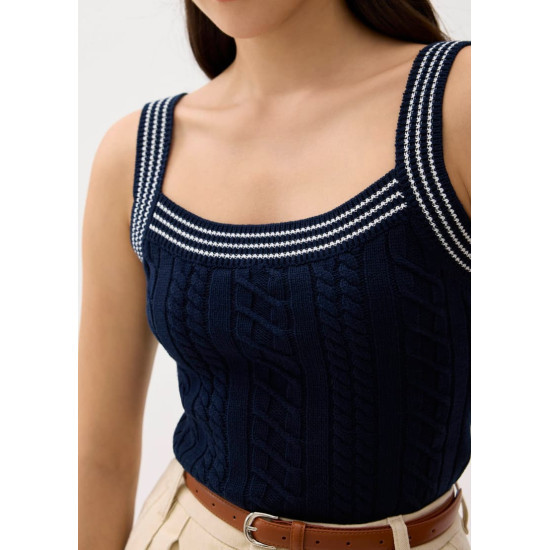 Crop Knit Camisole Top