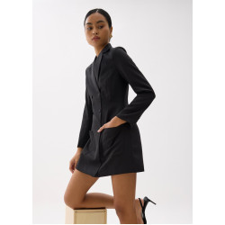 Tailored A-line Mini Blazer Dress