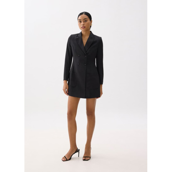 Tailored A-line Mini Blazer Dress