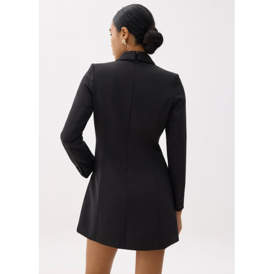 Tailored A-line Mini Blazer Dress