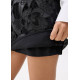 Vegan Leather Lace A-line Mini Skirt