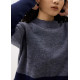 Mock Neck Colour Block Sweater