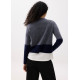 Mock Neck Colour Block Sweater