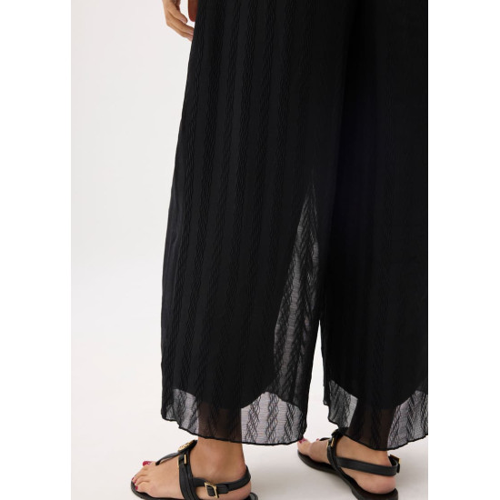 Relaxed Crinkled Wide Leg Jumpsuit