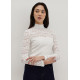 Lace Fitted Turtle Neck Top