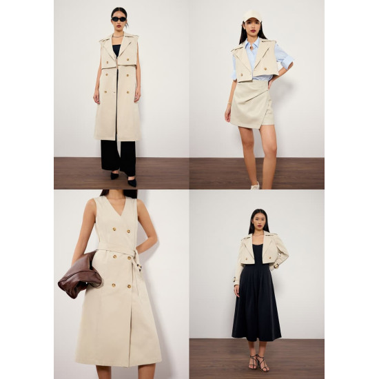 Belted 6-in-1 Trench Coat