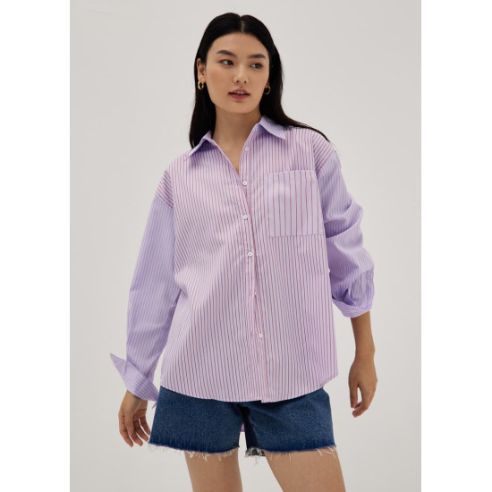 Eleora Striped Oversized Top