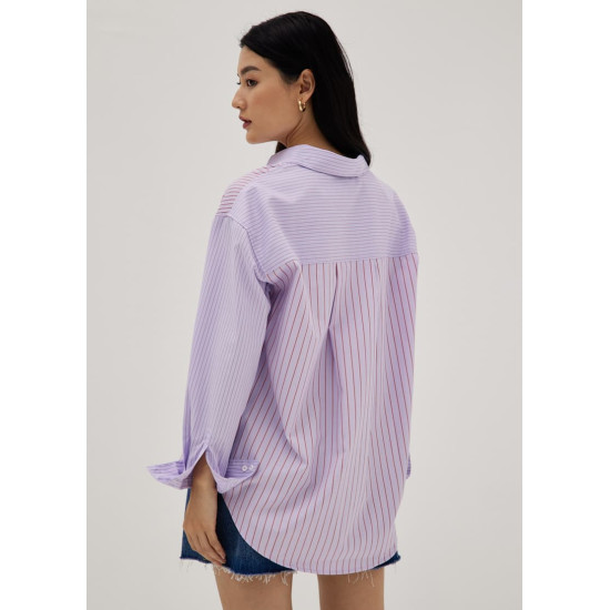 Eleora Striped Oversized Top