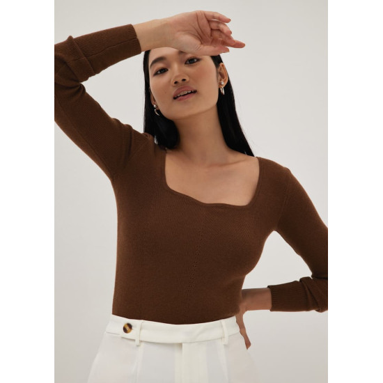 Jaimee Sweetheart Knit Top