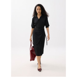 RuchedReady™ Xiu Wrap Midi Dress