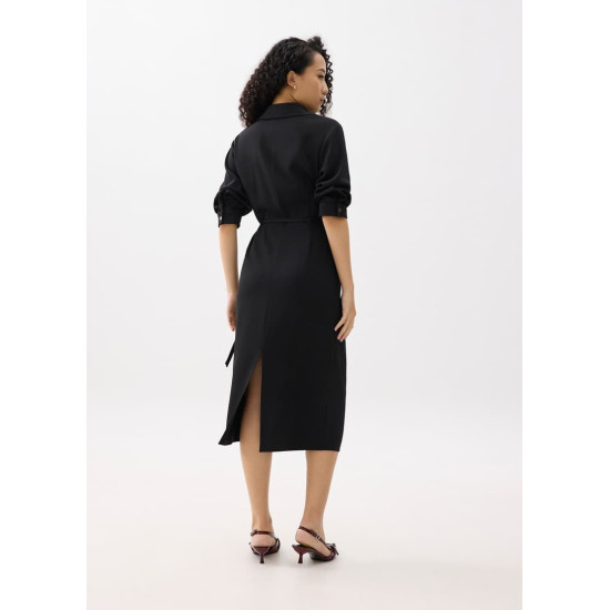 RuchedReady™ Xiu Wrap Midi Dress