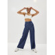 Lany Chambray Straight Leg Pants