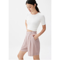 Linen A-line Shorts