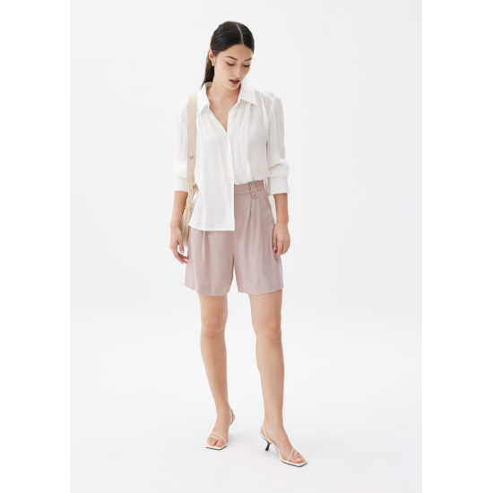 Linen A-line Shorts