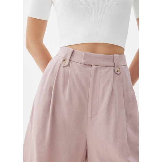 Linen A-line Shorts