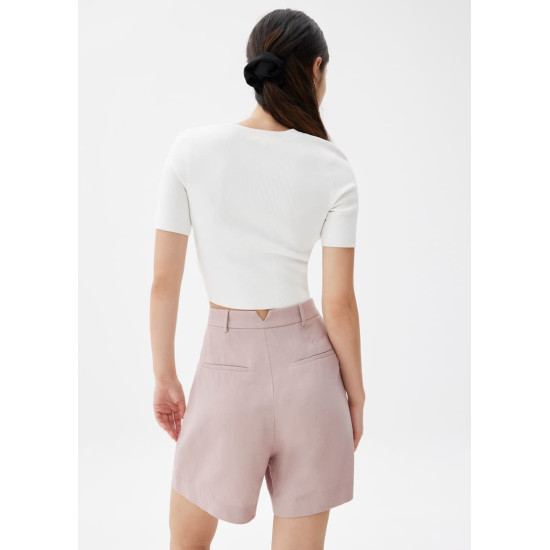 Linen A-line Shorts