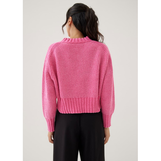 Vidya Crop Knit Sweater