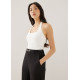 Zadie Padded Jersey Halter Top