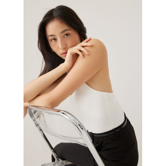 Zadie Padded Jersey Halter Top